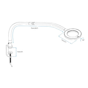 Lâmpada de aumento LED Omega 3.5 - Ruck Ruck 