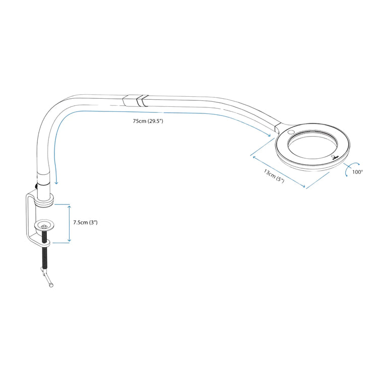 Lâmpada de aumento LED Omega 3.5 - Ruck Ruck 