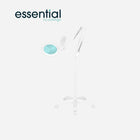 Lupa articulada LED Moonlight 8013/6 com tripé - Branca ou Preta - Essential by My Podologie