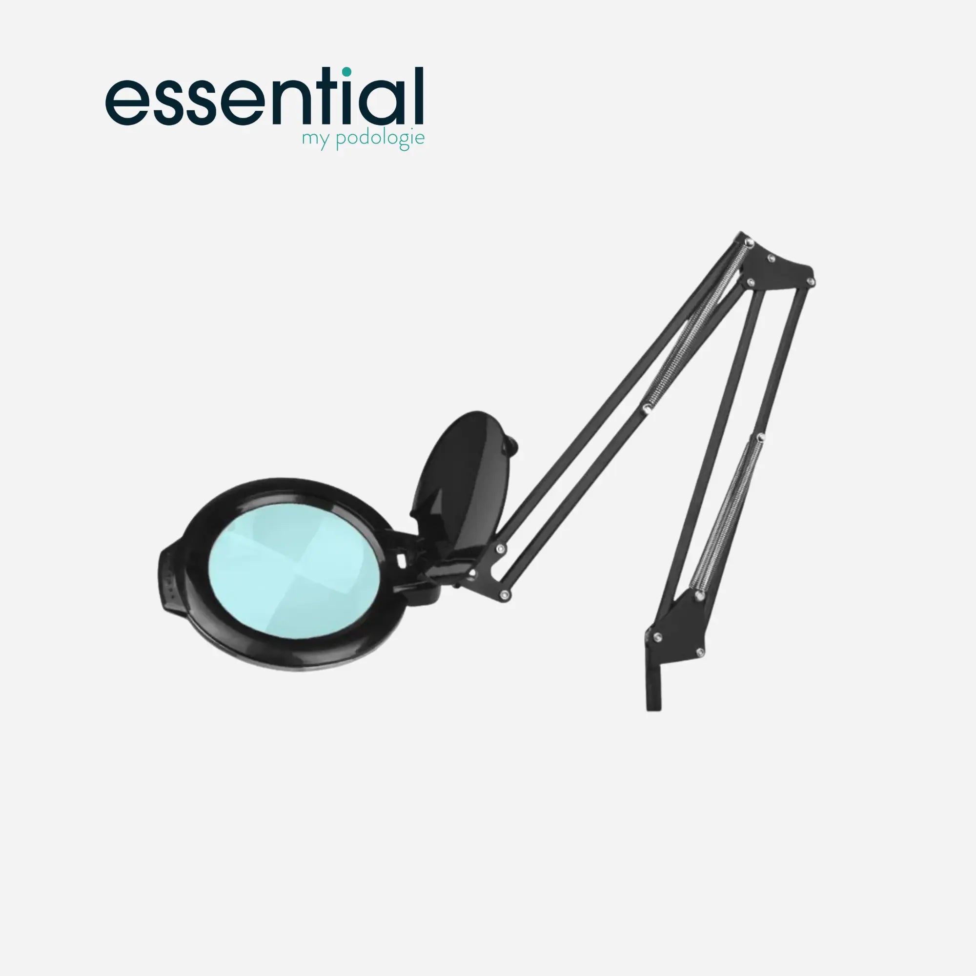 Lampe loupe articulée LED Moonlight 8013/6 pour table - Blanc ou Noir - Essential by My Podologie Activeshop 