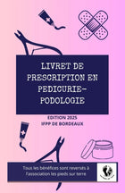 Livreto de prescrição de pedicure-podologia - Association les pieds sur terre