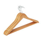 Set of 4 wooden hangers