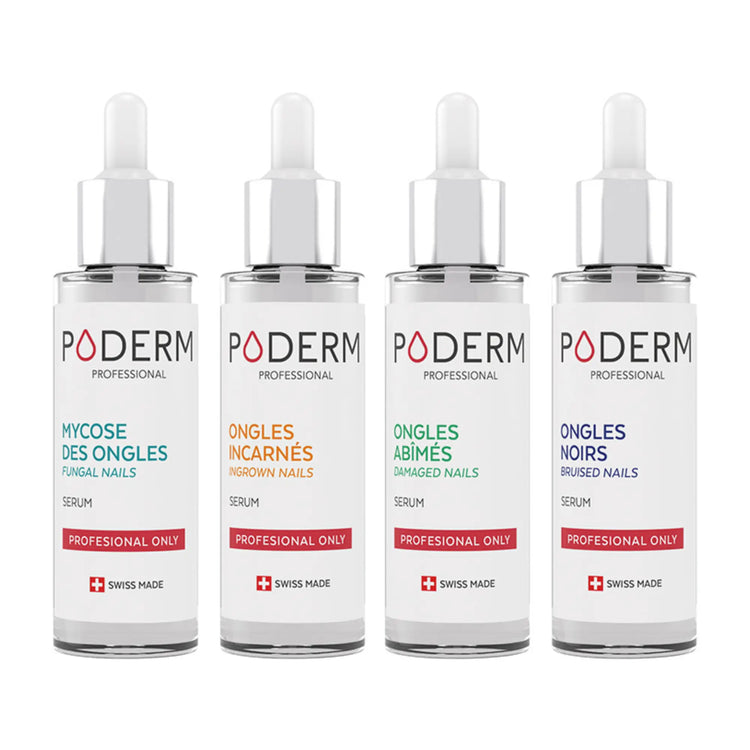 Lot de 4 pipettes - Formats professionnels - 30 ml - Poderm Professional