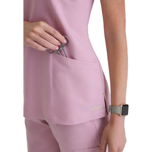 Louisa - Notched collar tunic - Women - Grey’s Anatomy Evolve Grey’s Anatomy 