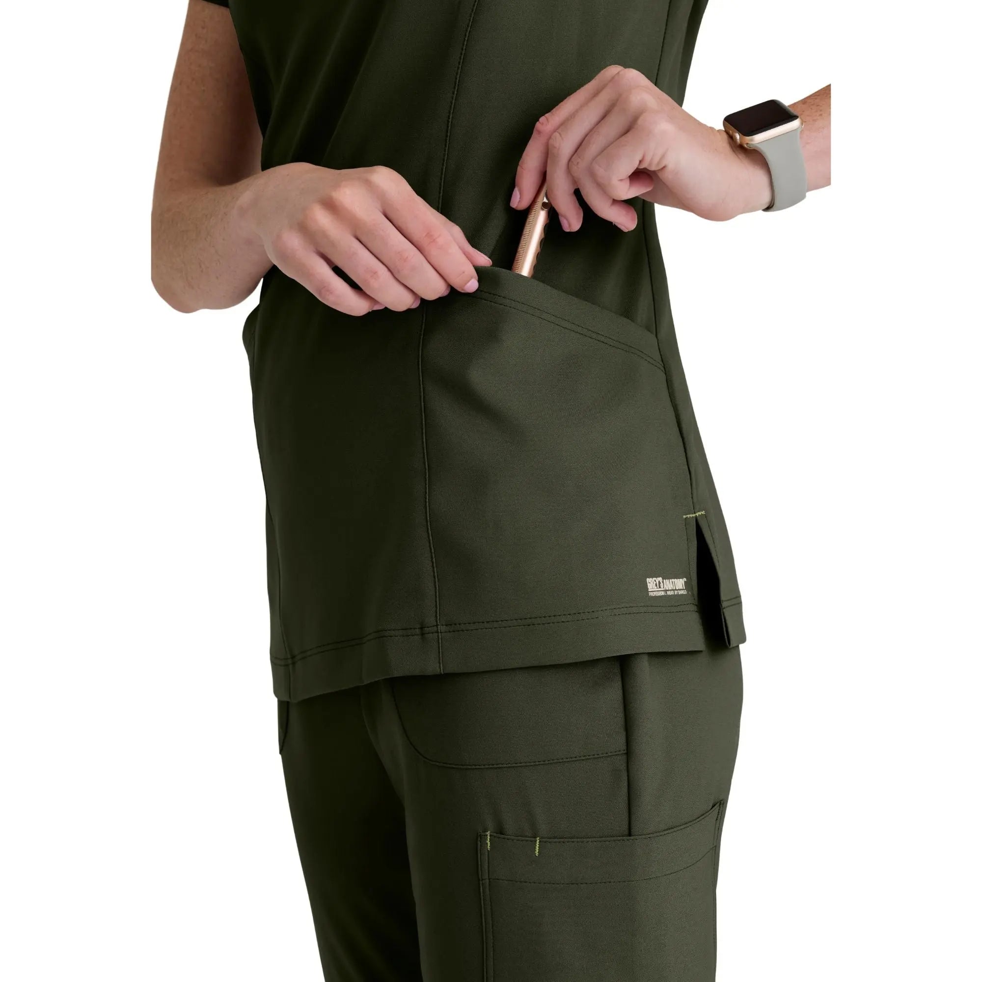 Louisa - Notched collar tunic - Women - Grey’s Anatomy Evolve Grey’s Anatomy 