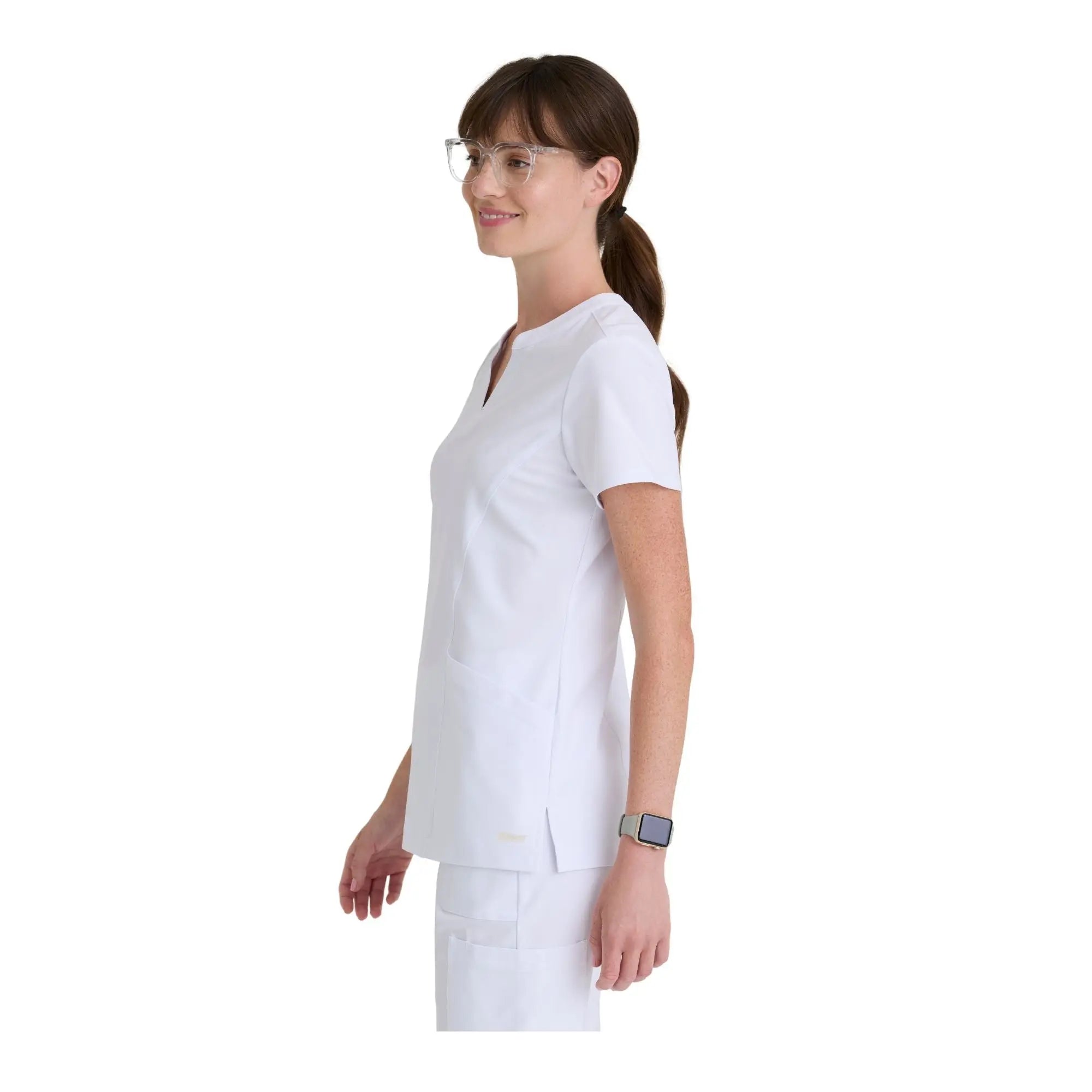 Louisa - Notched collar tunic - Women - Grey’s Anatomy Evolve Grey’s Anatomy 