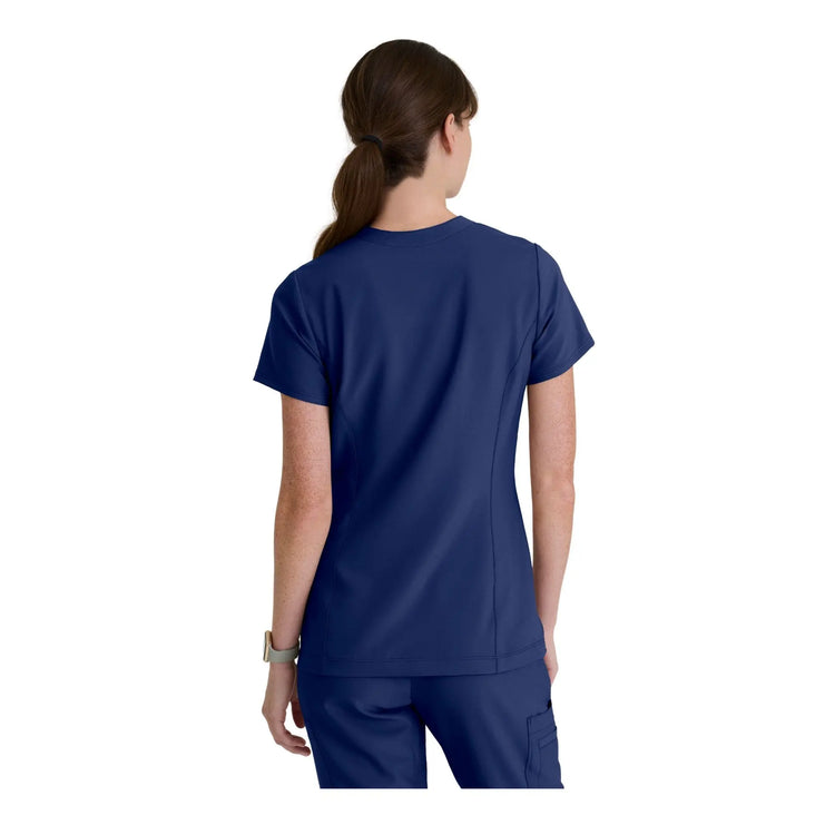 Louisa - Notched collar tunic - Women - Grey’s Anatomy Evolve Grey’s Anatomy 