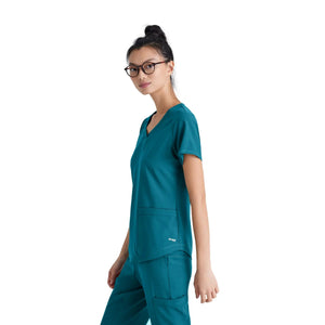 Luma - Túnica com decote em V - Mulher - Grey’s Anatomy Evolve Grey’s Anatomy 