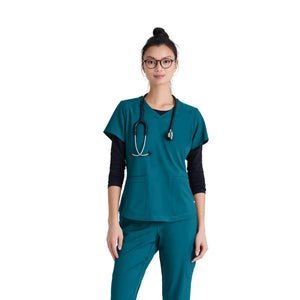 Luma - Túnica com decote em V - Mulher - Grey’s Anatomy Evolve Grey’s Anatomy 