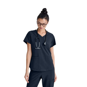 Luma - Túnica com decote em V - Mulher - Grey’s Anatomy Evolve Grey’s Anatomy Cinza Antracite / XL