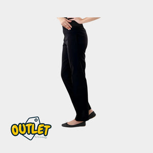 Manille - Pantalon femme noir - Ceinture élastique - Sans poche - Taille 3 // Fin de série Destockage 