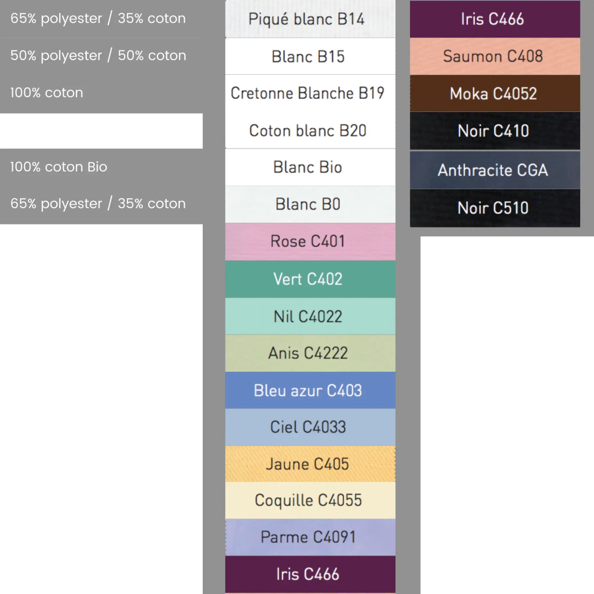 Manu - Pantalon Coton Blanc B20 - Mixte - Ceinture élastique - Sans poche My Blouse 