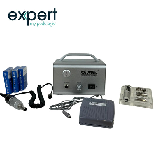 Micromotor Rotopodo com fio - 40.000 rpm com pedal - My Podologie - My Podologie
