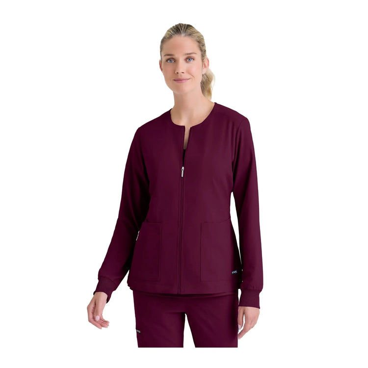 Mila - Veste médicale col rond - Femme - Grey's Anatomy Stretch Grey’s Anatomy 