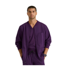 Mio - Jaqueta médica com gola redonda - Masculino - Grey's Anatomy Stretch