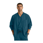 Mio - Jaqueta médica com gola redonda - Masculino - Grey's Anatomy Stretch