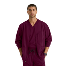 Mio - Jaqueta médica com gola redonda - Masculino - Grey's Anatomy Stretch