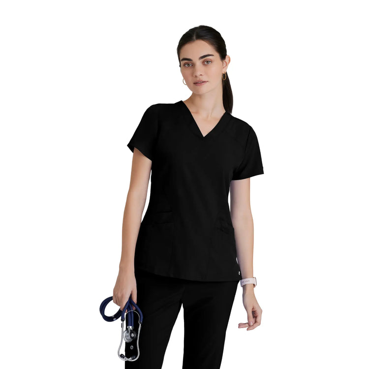 Norma - T-shirt médical col V - Femme - Barco One BARCO  Noir / XL