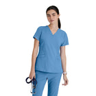 Norma - Camiseta médica com decote em V - Mulher - Barco One