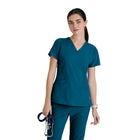 Norma - Camiseta médica com decote em V - Mulher - Barco One