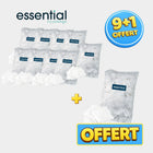 Pack 9+1 sachets de 500 ou 700 Carrés de coton hydrophile - 5 x 5 cm - Essential by My Podologie