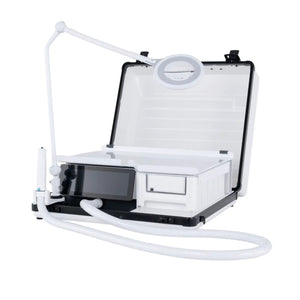 Pack - Étui rigide + Micromoteur Podolog Nova Pro + Lampe Loupe Ruck  Lampe-Loupe-Blanche