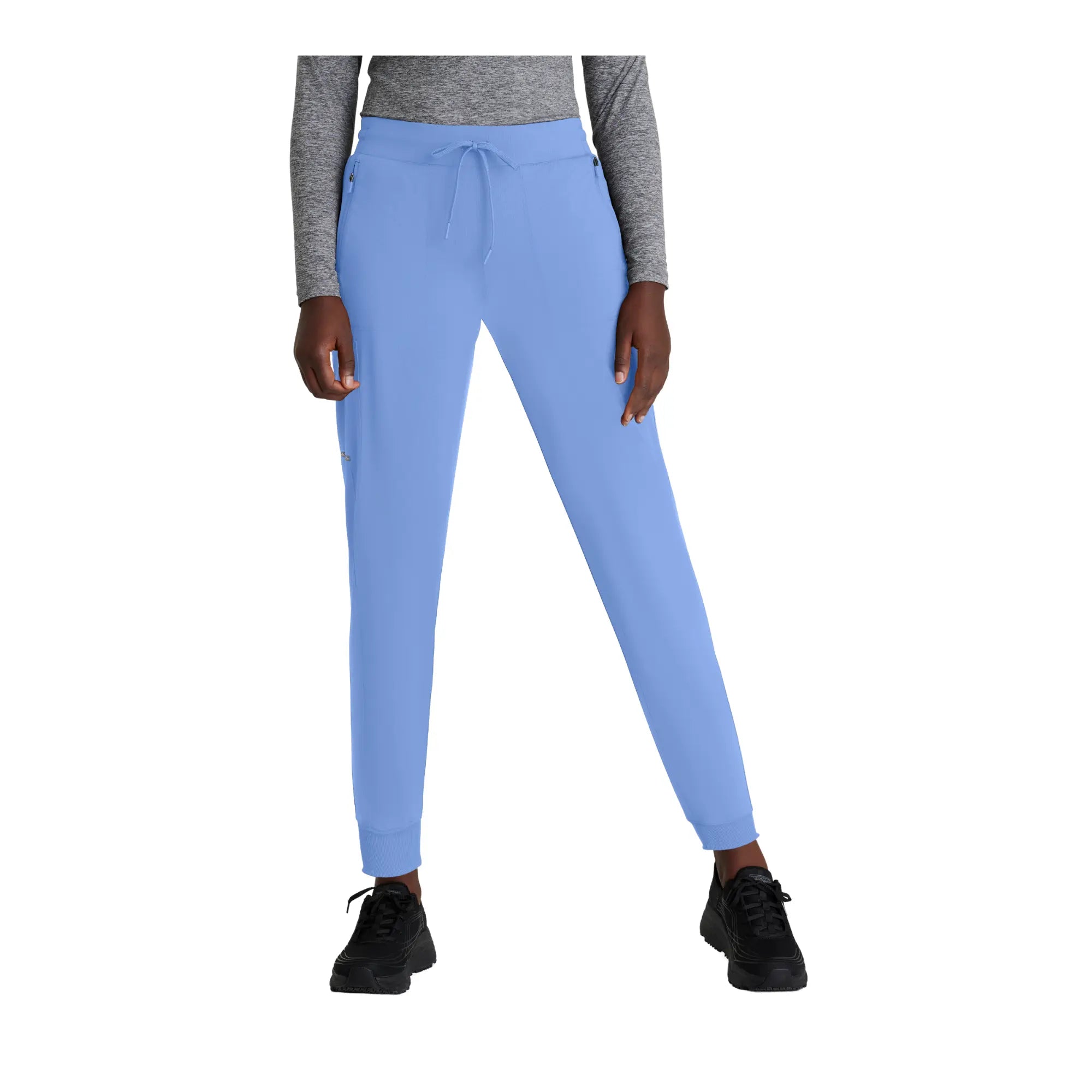 Palmi - Jogging médical taille haute - Poche cargo - Femme - Skechers Slip-ins SKECHERS SLIP-INS KNITS  Bleu Ciel / XL