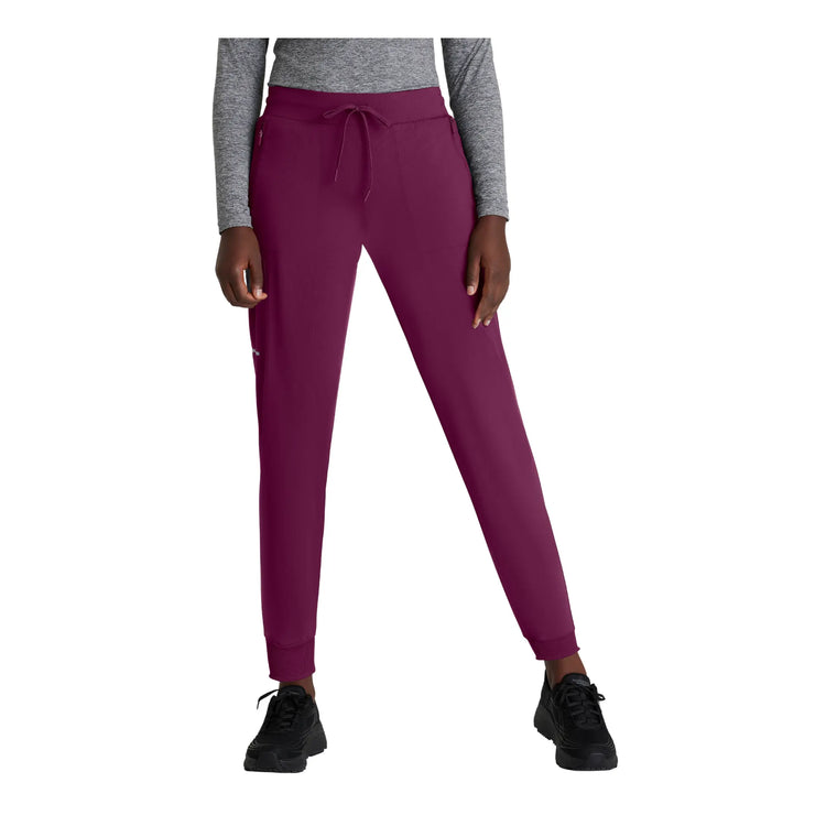 Palmi - Jogging médical taille haute - Poche cargo - Femme - Skechers Slip-ins SKECHERS SLIP-INS KNITS  Bordeaux / XL