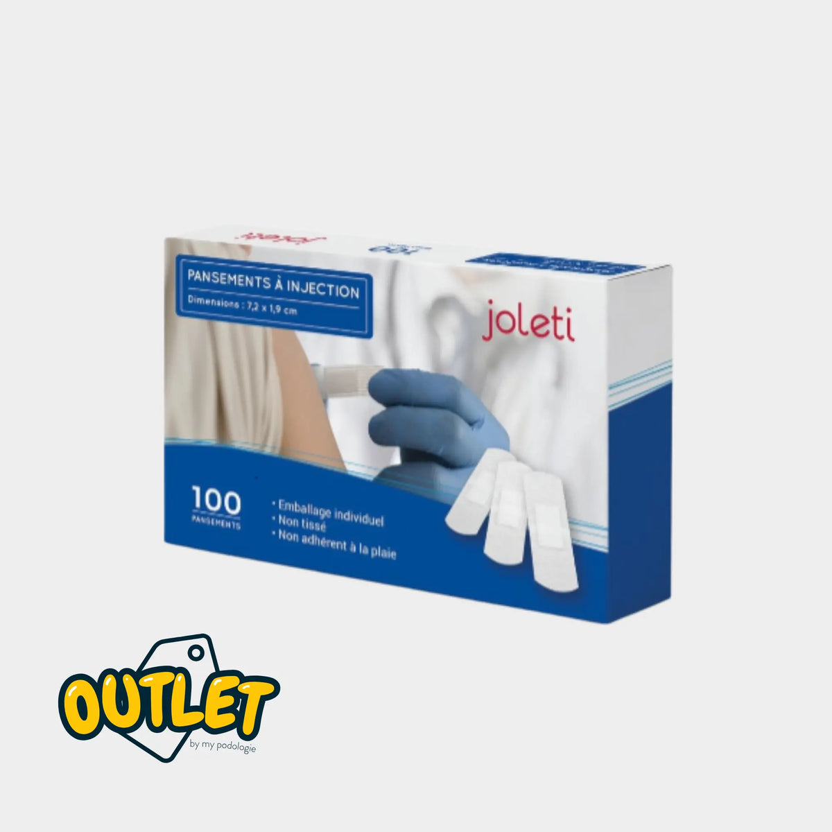 Pansement à injection - Boîte de 100 - Joleti // Date courte Joleti 