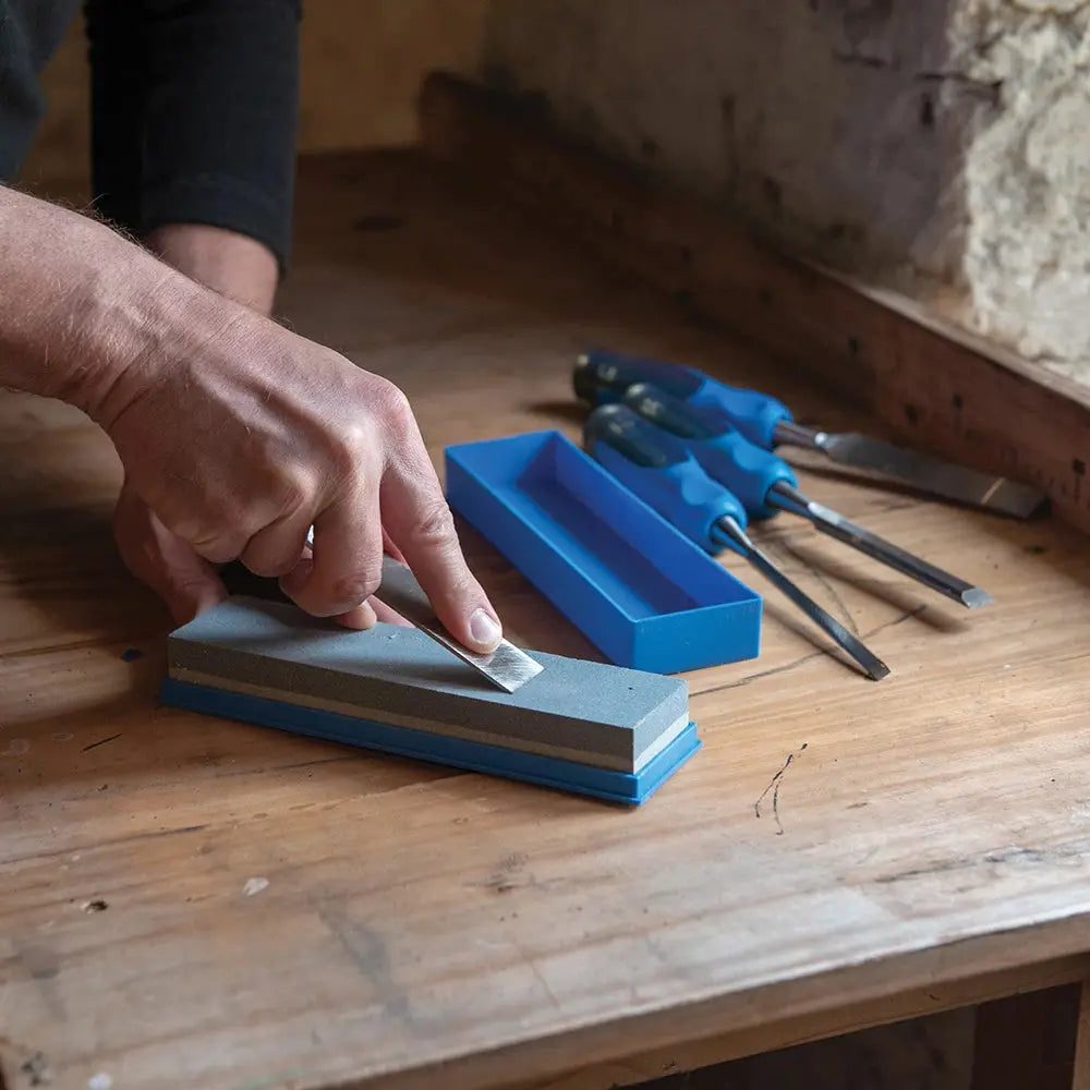 Pierre à affûter combinée carbure de silicium - Silverline Silverline 