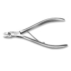 Alicate de unhas - Corte reto pontiagudo - Mordentes planos - 11,5 cm - Aesculap - HF476R