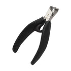 Alicate de unhas ergonômico - Preto - Corte côncavo - 13 cm - Aço inoxidável - Akori
