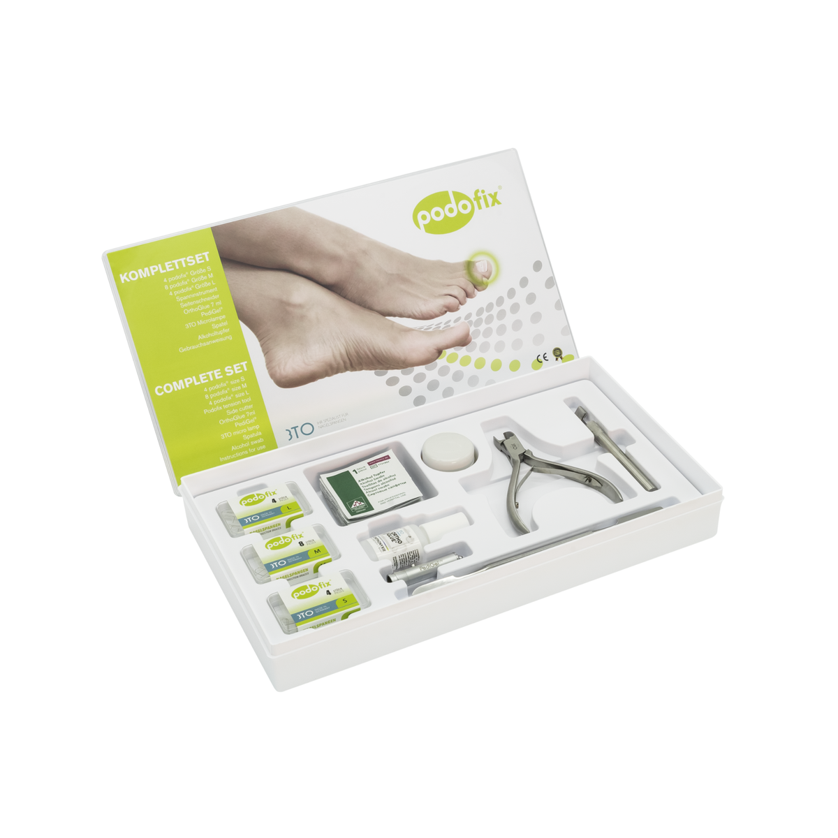 Kit completo de ortoníxia para unhas encravadas e deformadas – Podofix