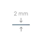 Poron Medical Azul - Shore 10 - 2 mm / 3 mm