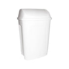 Lixeira de plástico básica 50L Branco