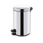 Lixeira com pedal em aço inox - 3 capacidades