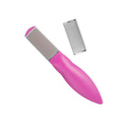Lima de pedicure com superfície de fricção em aço inoxidável - 19 cm - Credo