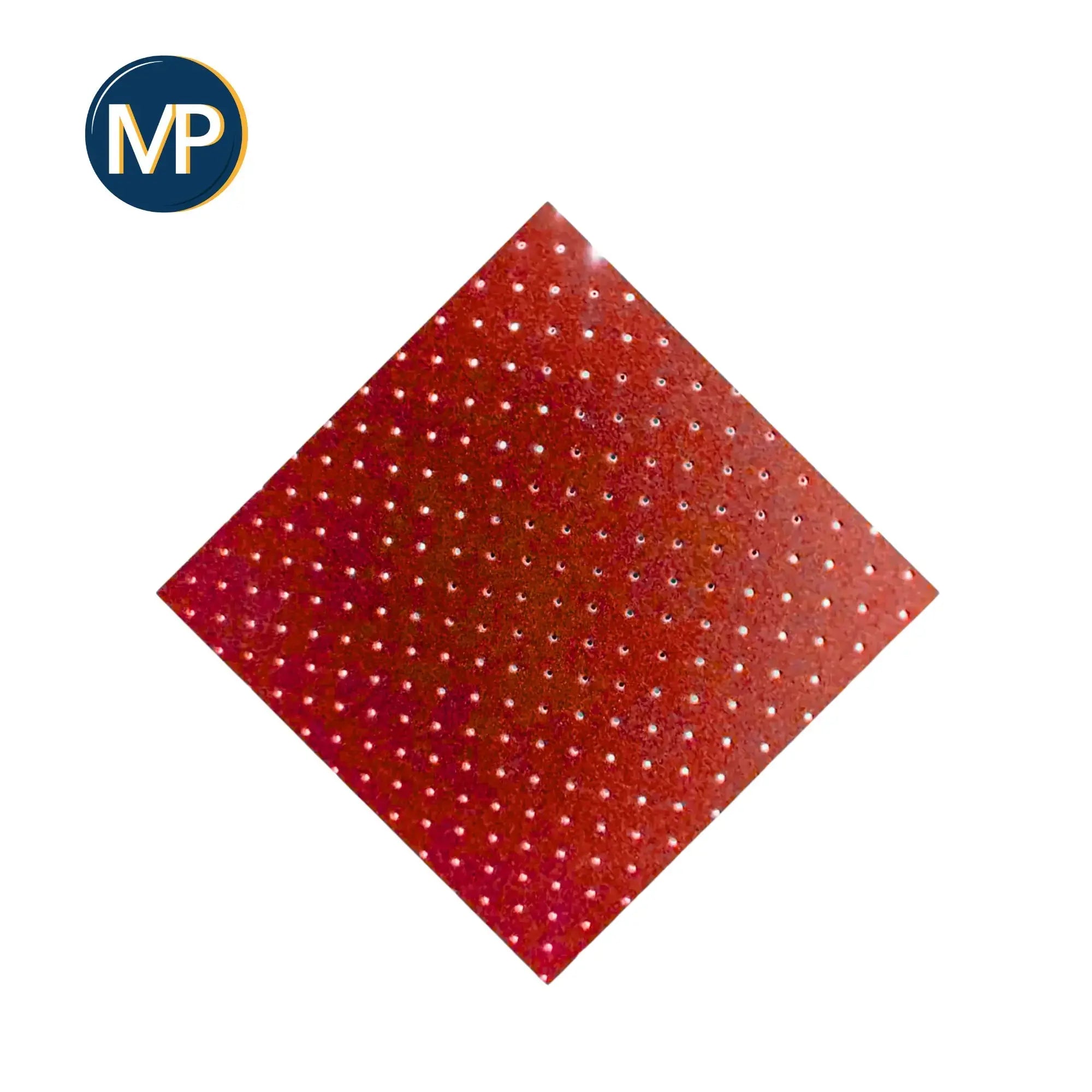 Cobertura perfurada My Carefoam 35 - 2,5 mm - Shore 33 - 1 x 1 m - vermelho MP Perforated-Red