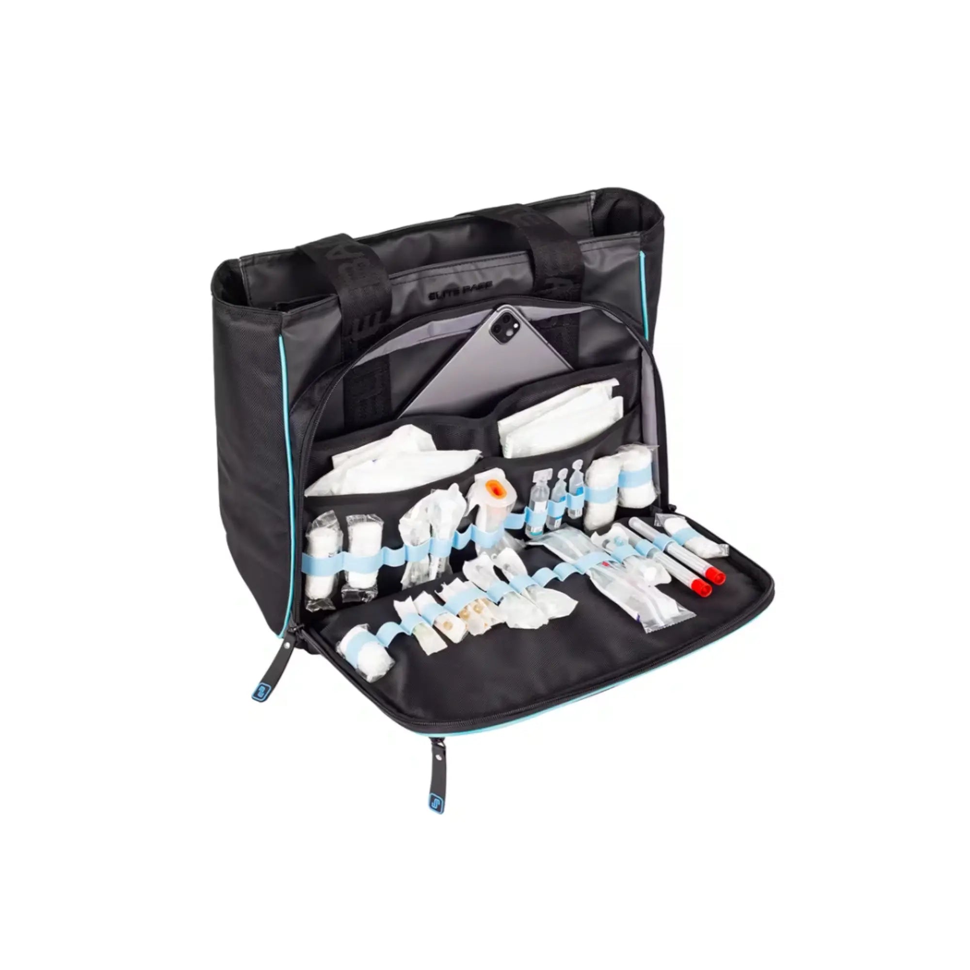 TECBAG technical bag for home - Gray / turquoise blue - Elite Bags Elite Bags 