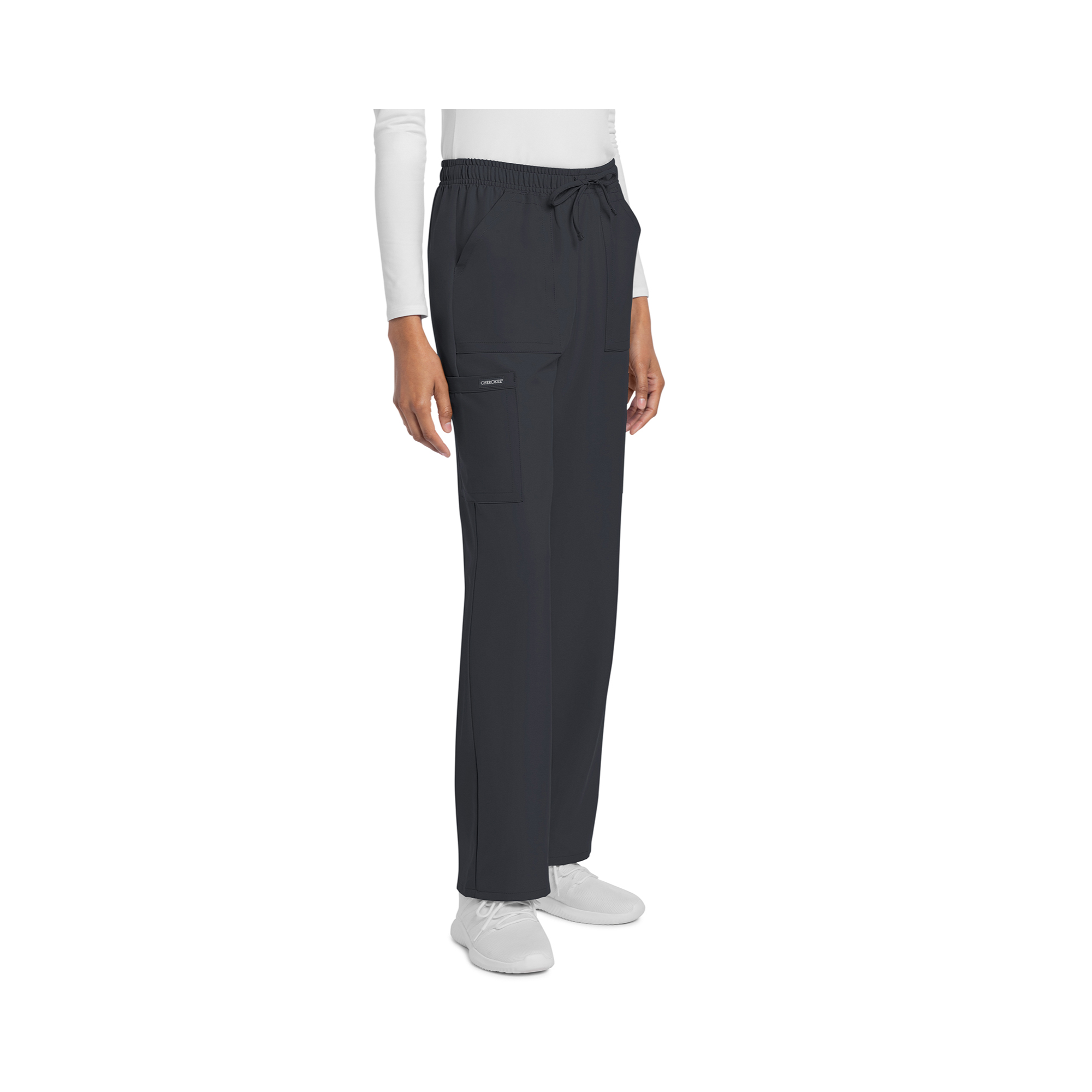 Saint-Malo - Pantalon jambes droites à cordon de serrage - Femme - Cherokee Cherokee Authentic Workwear 