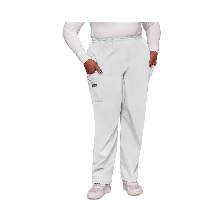 Seignosse - Pantalon cargo médical - Femme - Cherokee - Couleur 1 Cherokee Authentic Workwear  Blanc-XXXL