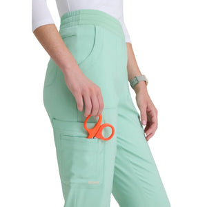 Sky - Calça médica com elástico - Mulher - Grey’s Anatomy Evolve Grey’s Anatomy 