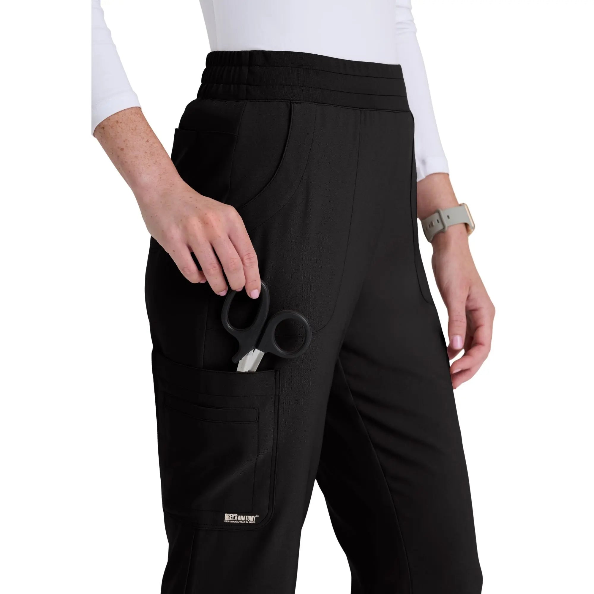 Sky - Calça médica com elástico - Mulher - Grey’s Anatomy Evolve Grey’s Anatomy 