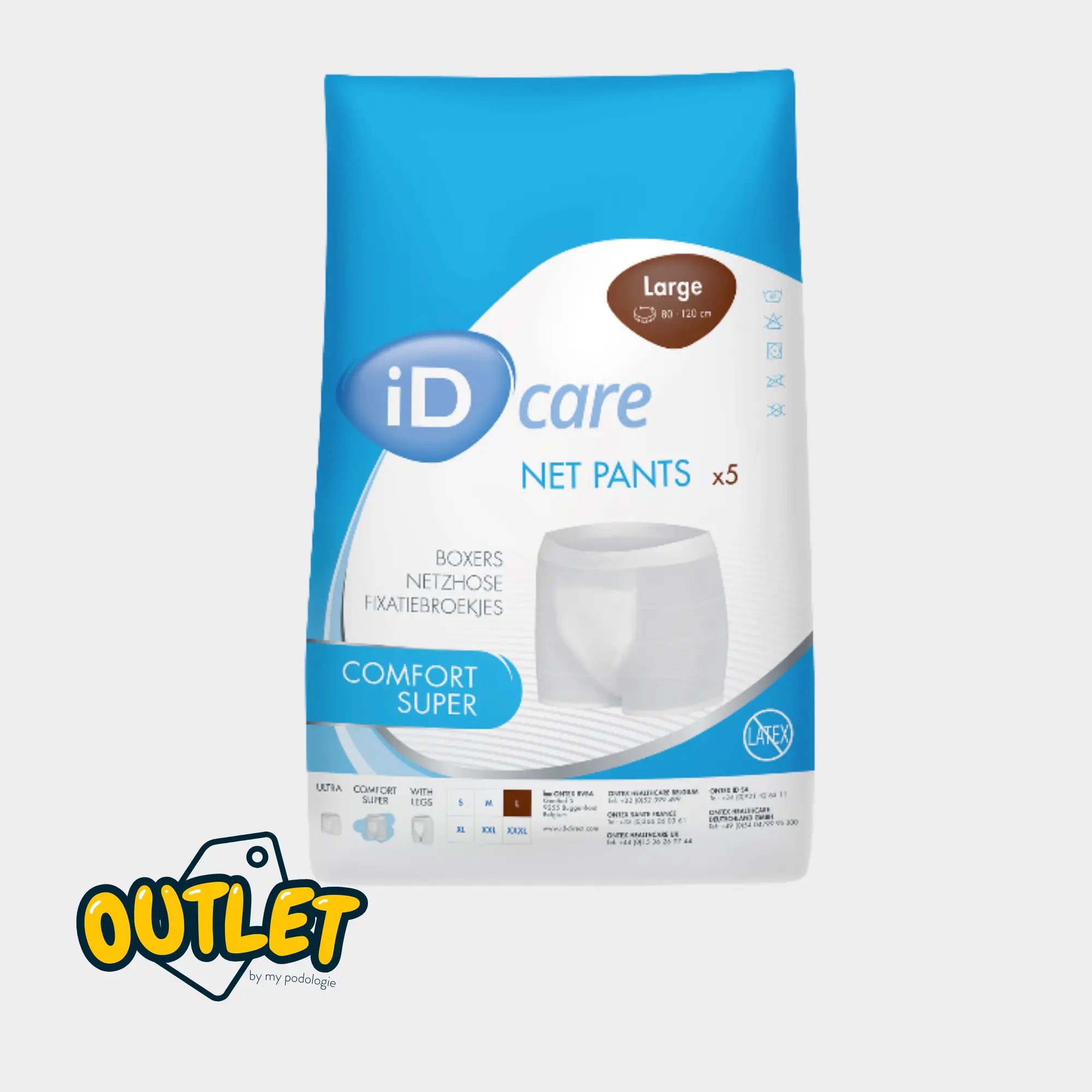 Slip de maintien ID Care Net Pants - Comfort - Plusieurs tailles - ID Care // Destockage ID Direct 