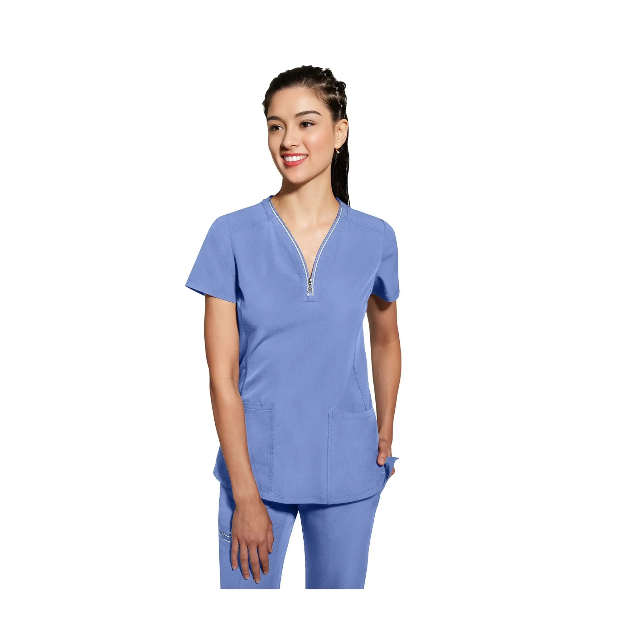 Sonia - Túnica com zíper e decote em V - Mulher - Healing Hands Healing Hands 