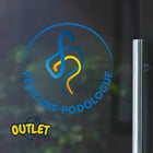Adesivo de janela Pedicure-Podologista ONPP - Para sua prática de podologia // Liquidação