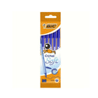 Canetas esferográficas - azul médio 1,2 mm - Cristal Soft - 5 peças - BIC