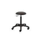 Banqueta ergonómica PRISCA - Perna ABS preta - Equipada com 5 rodízios