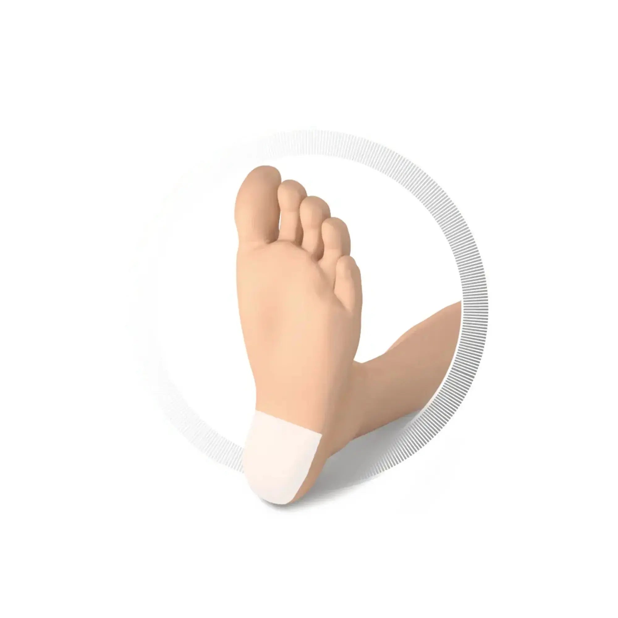 Almofada de calcanhar autoadesiva - Protetor de calcanhar calmante - Ruck Ruck 