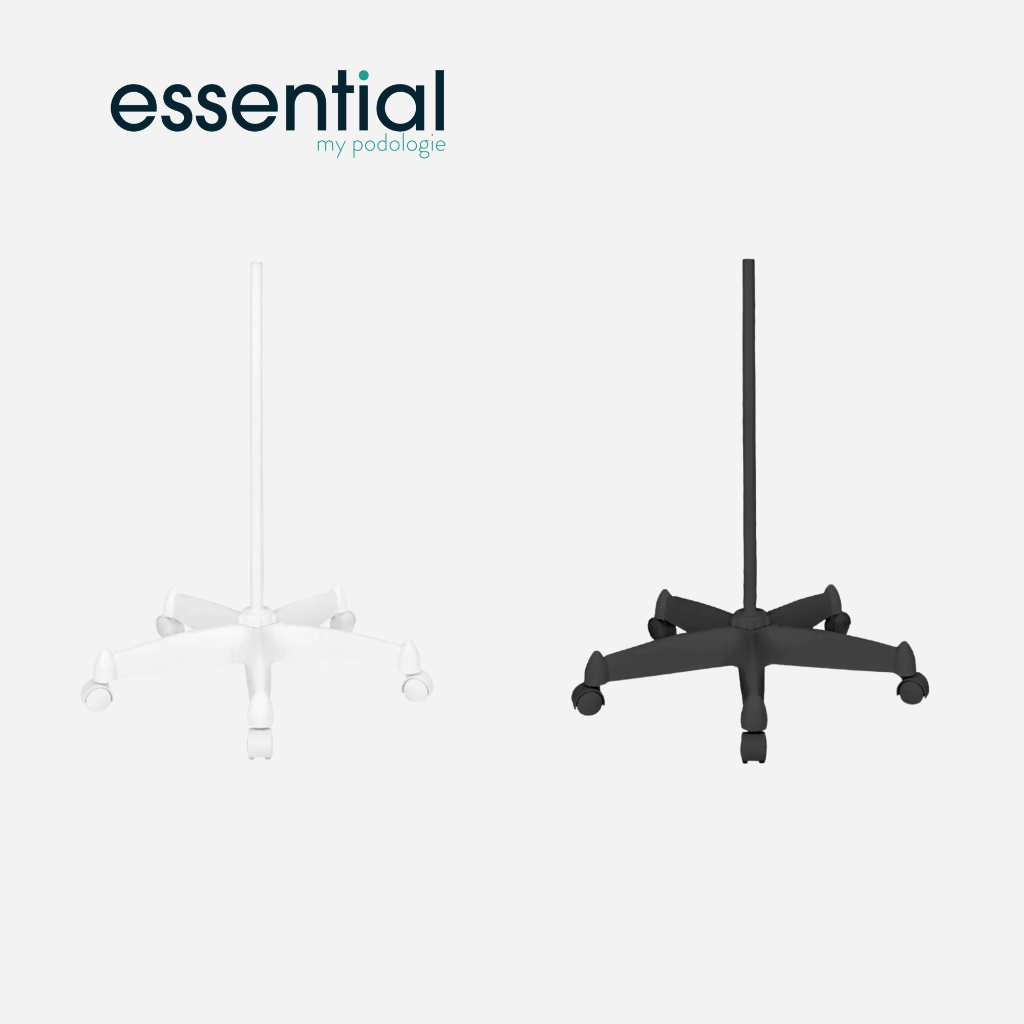 Trépied pour Lampe loupe Moonlight 8013/6 - Blanc ou Noir - Essential by My Podologie